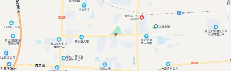 潍坊南溪公园_公交站地图_潍坊公交_妙搜公交查询2025