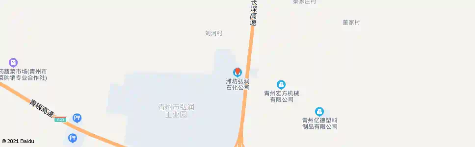 潍坊弘润化工西厂_公交站地图_潍坊公交_妙搜公交查询2025