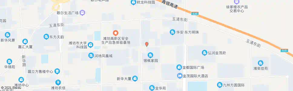 潍坊北海信息公司_公交站地图_潍坊公交_妙搜公交查询2025