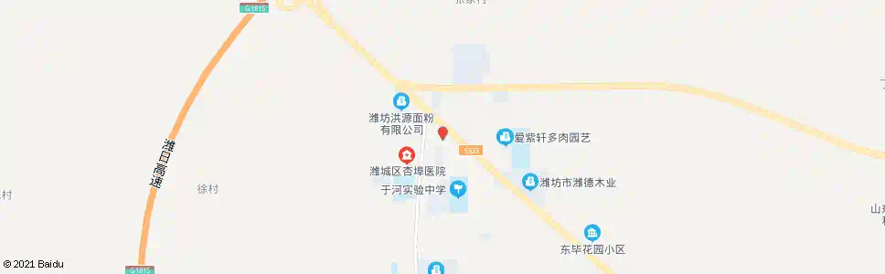 潍坊潍坊大海铸业公司_公交站地图_潍坊公交_妙搜公交查询2025