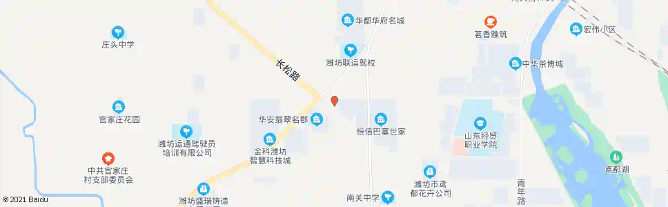 潍坊第三加油站_公交站地图_潍坊公交_妙搜公交查询2025