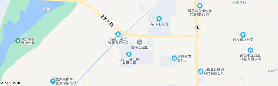 潍坊游龙面业_公交站地图_潍坊公交_妙搜公交查询2025