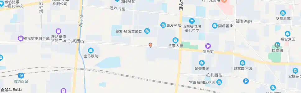 潍坊中天棉麻_公交站地图_潍坊公交_妙搜公交查询2025