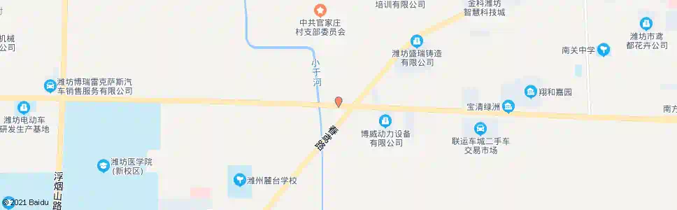 潍坊宝通街潍县中路口_公交站地图_潍坊公交_妙搜公交查询2025