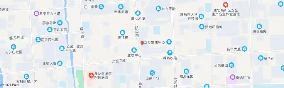 潍坊赵疃社区_公交站地图_潍坊公交_妙搜公交查询2025