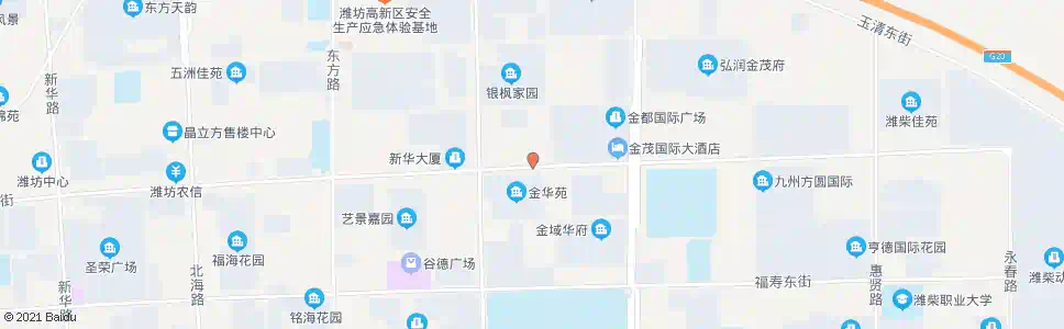 潍坊中国石化潍坊公司_公交站地图_潍坊公交_妙搜公交查询2025