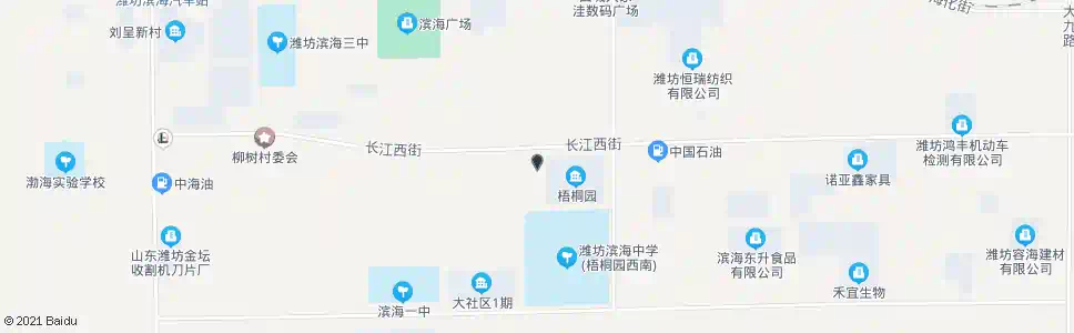 潍坊梧桐园小区_公交站地图_潍坊公交_妙搜公交查询2025