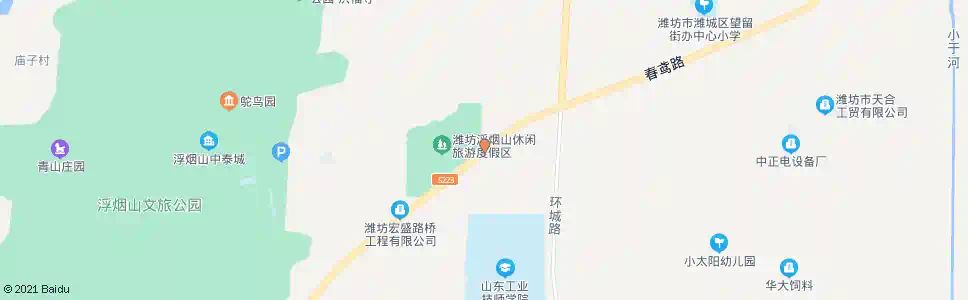 潍坊西安村_公交站地图_潍坊公交_妙搜公交查询2025