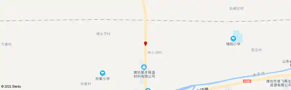 潍坊中小河_公交站地图_潍坊公交_妙搜公交查询2025