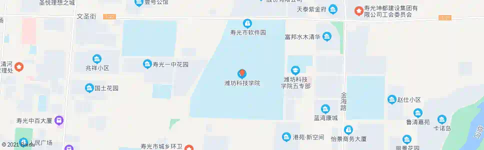 潍坊科技学院_公交站地图_潍坊公交_妙搜公交查询2025