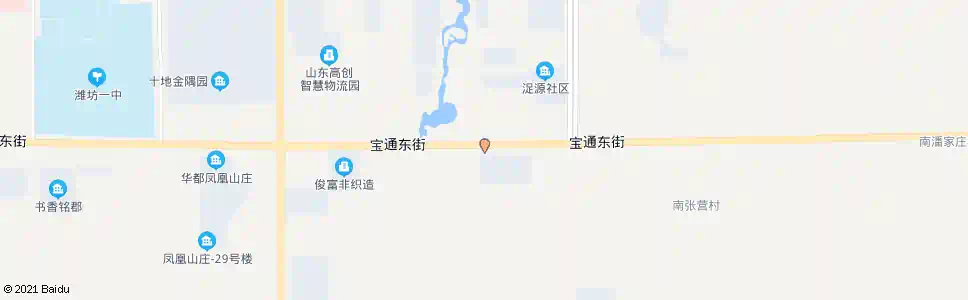 潍坊杨家庄子社区(人民西路)_公交站地图_潍坊公交_妙搜公交查询2025
