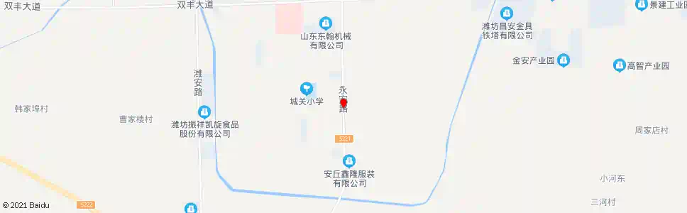 潍坊七里河(安丘)_公交站地图_潍坊公交_妙搜公交查询2025