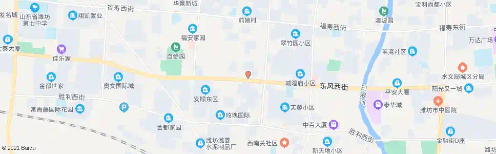 潍坊农村合作银行_公交站地图_潍坊公交_妙搜公交查询2025