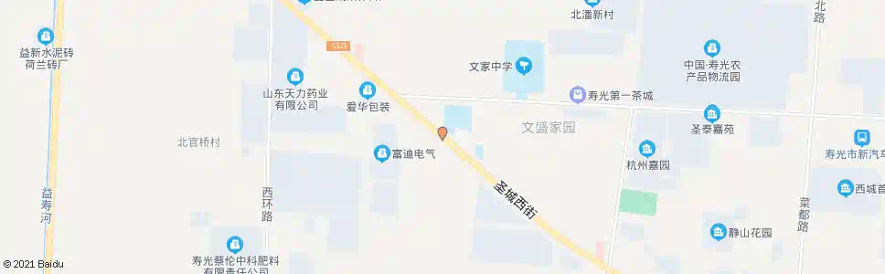 潍坊东风日产鼎泰4S店_公交站地图_潍坊公交_妙搜公交查询2025