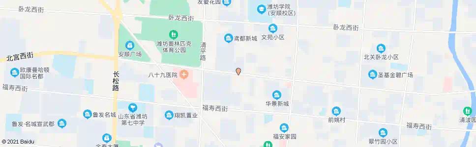 潍坊北宫街友爱路口_公交站地图_潍坊公交_妙搜公交查询2025