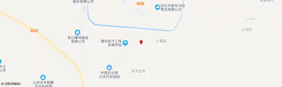 潍坊苇园村(安丘)_公交站地图_潍坊公交_妙搜公交查询2025