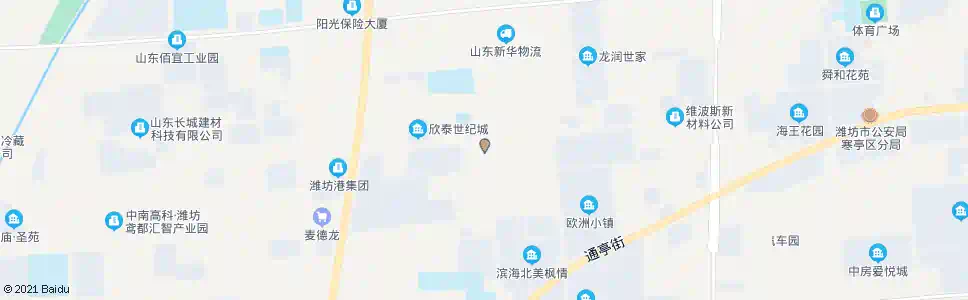 潍坊西寺庄_公交站地图_潍坊公交_妙搜公交查询2025