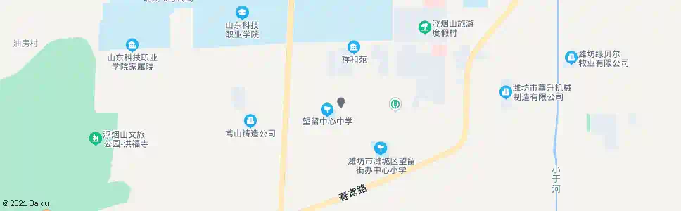 潍坊槐行村_公交站地图_潍坊公交_妙搜公交查询2025