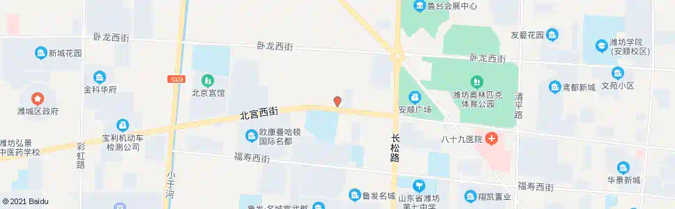 潍坊华山拖拉机厂_公交站地图_潍坊公交_妙搜公交查询2025