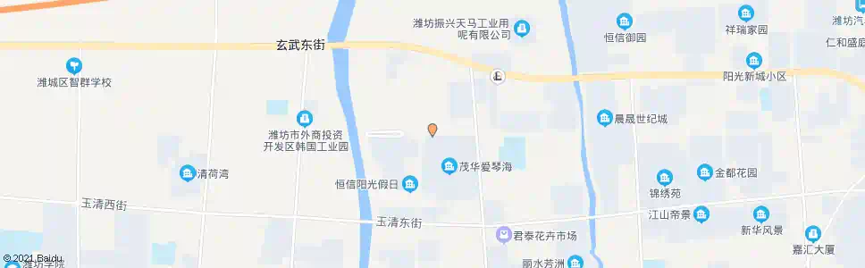 潍坊四平路乐川街路口_公交站地图_潍坊公交_妙搜公交查询2025