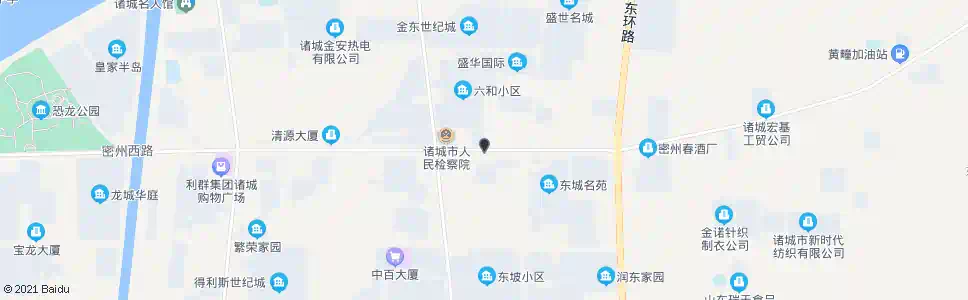 潍坊诸城市检察院_公交站地图_潍坊公交_妙搜公交查询2025