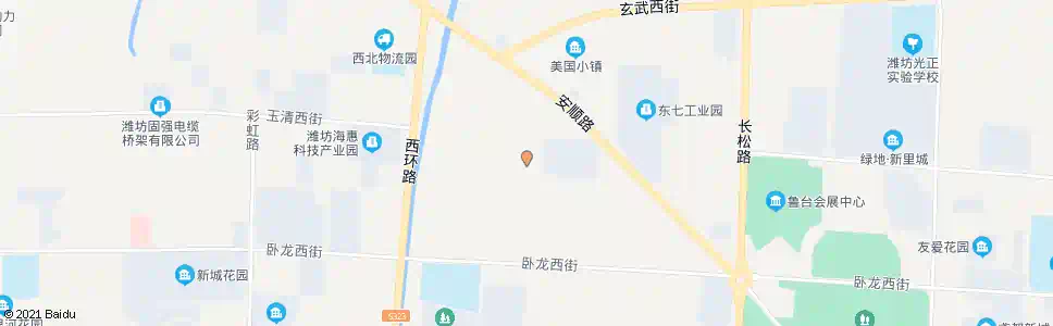 潍坊徐七社区_公交站地图_潍坊公交_妙搜公交查询2025