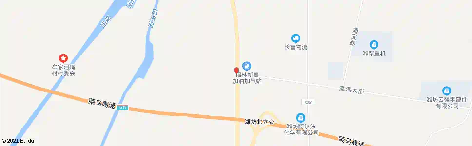 潍坊富海大街海港路口_公交站地图_潍坊公交_妙搜公交查询2025