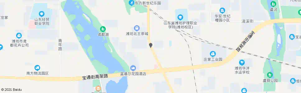 潍坊北王村_公交站地图_潍坊公交_妙搜公交查询2025