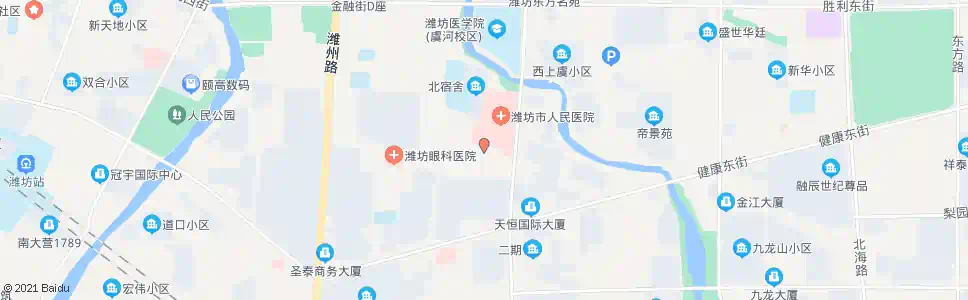潍坊农委宿舍_公交站地图_潍坊公交_妙搜公交查询2025