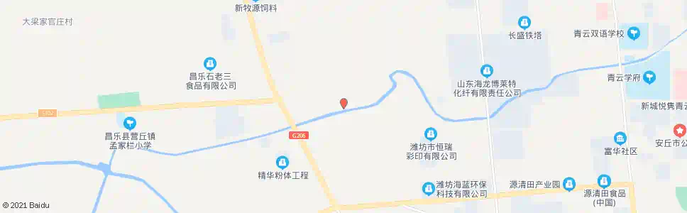 潍坊奥宝化工_公交站地图_潍坊公交_妙搜公交查询2025