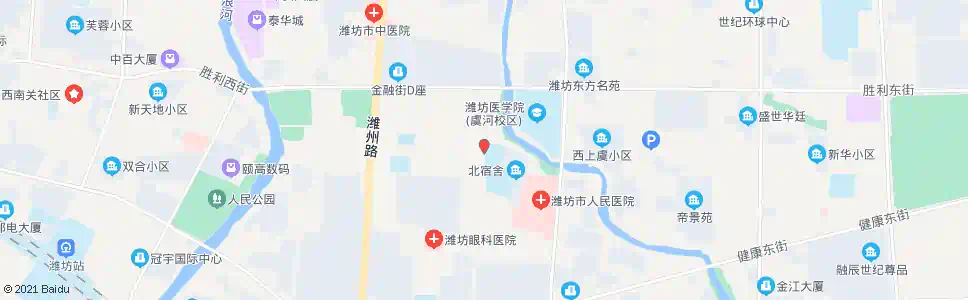 潍坊鸢飞路行政街路口_公交站地图_潍坊公交_妙搜公交查询2025