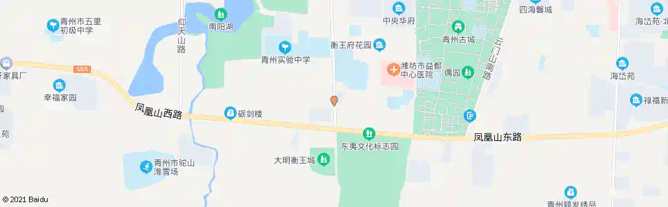 潍坊兰家村中心街南路口_公交站地图_潍坊公交_妙搜公交查询2025