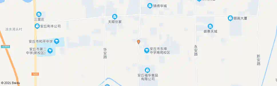 潍坊百福园(安丘)_公交站地图_潍坊公交_妙搜公交查询2025