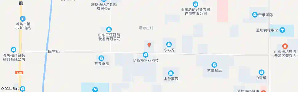 潍坊多利达印刷厂_公交站地图_潍坊公交_妙搜公交查询2025