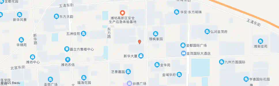 潍坊北苑社区_公交站地图_潍坊公交_妙搜公交查询2025