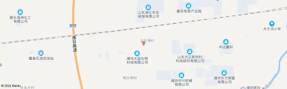潍坊北乐埠_公交站地图_潍坊公交_妙搜公交查询2025