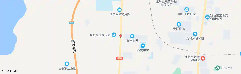 潍坊后宁村_公交站地图_潍坊公交_妙搜公交查询2025