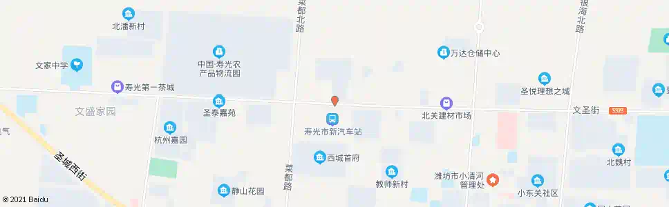 潍坊汽车站北门_公交站地图_潍坊公交_妙搜公交查询2025