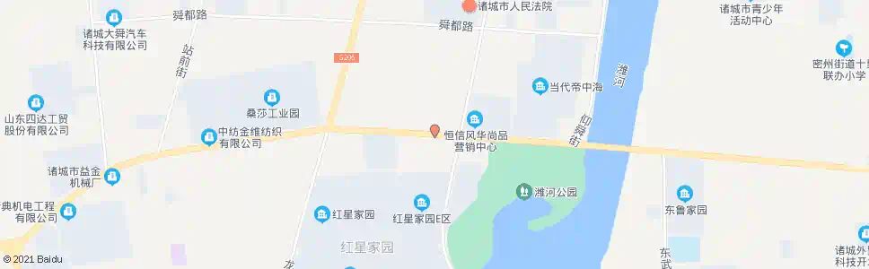 潍坊奥铃工厂南门_公交站地图_潍坊公交_妙搜公交查询2025