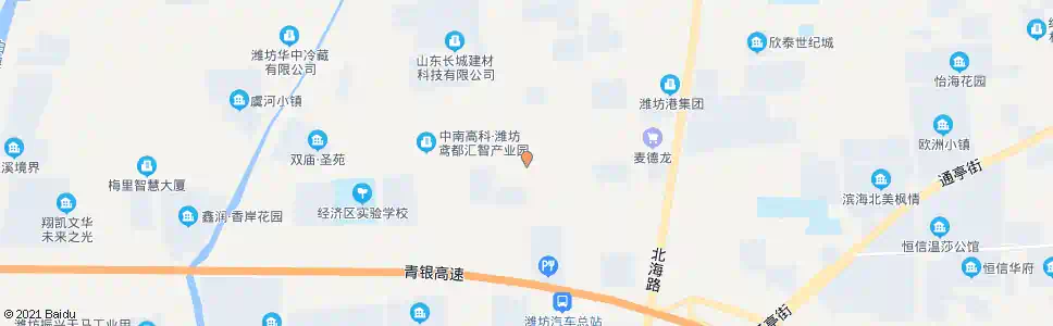 潍坊友谊路泰祥街路口_公交站地图_潍坊公交_妙搜公交查询2025