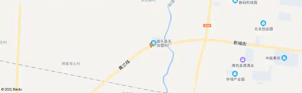 潍坊常庄_公交站地图_潍坊公交_妙搜公交查询2025