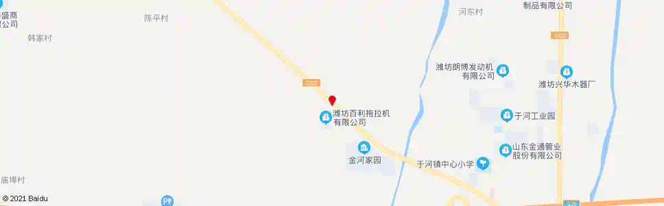 潍坊三安子村东_公交站地图_潍坊公交_妙搜公交查询2025