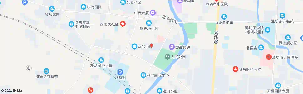 潍坊小商品城_公交站地图_潍坊公交_妙搜公交查询2025