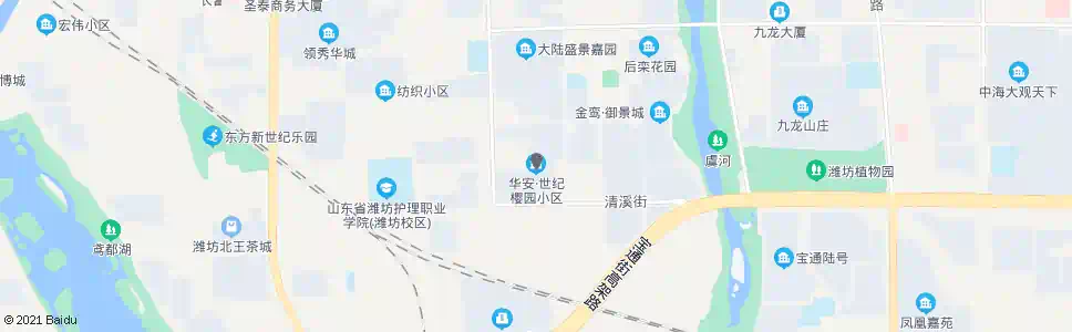潍坊世纪樱园_公交站地图_潍坊公交_妙搜公交查询2025