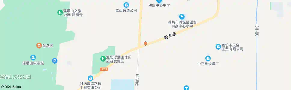 潍坊春鸢路西环路口_公交站地图_潍坊公交_妙搜公交查询2025
