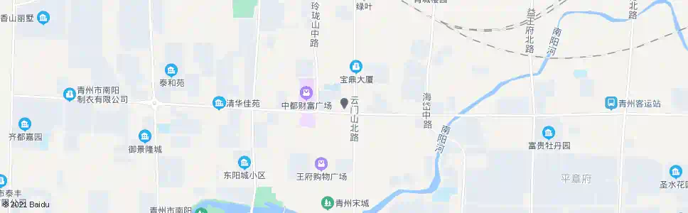 潍坊中百大厦_公交站地图_潍坊公交_妙搜公交查询2025