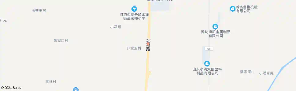 潍坊齐家沿村_公交站地图_潍坊公交_妙搜公交查询2025