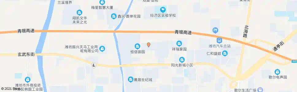 潍坊富贵田园_公交站地图_潍坊公交_妙搜公交查询2025