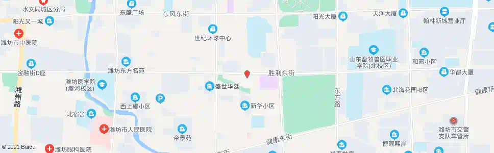 潍坊人民保险公司_公交站地图_潍坊公交_妙搜公交查询2025