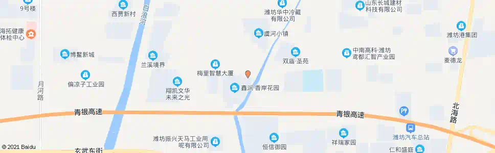 潍坊北海冷藏_公交站地图_潍坊公交_妙搜公交查询2025
